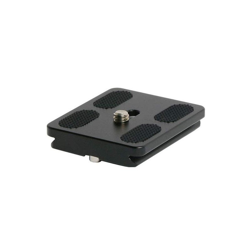 Victiv Metal Universal Quick Release Plate with 1/4 inch Screw, Tripod Mount Plate Fits Standard for Ball Head Tripod, Black - Image 1
